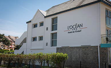 Hôtel de l'Océan - Marquage côté